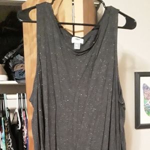 Old Navy Grey with Gold Tank